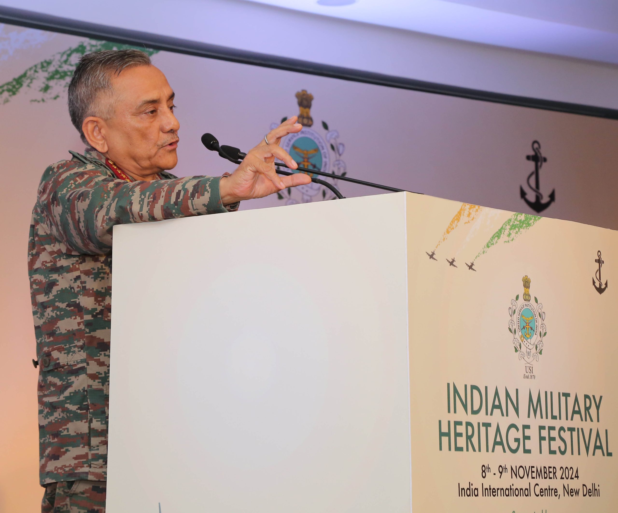 प्रमुख रक्षा अध्‍यक्ष जनरल अनिल चौहान ने नई दिल्‍ली में भारतीय सैन्‍य विरासत महोत्‍सव के दूसरे वार्षिक संस्‍करण का उद्घाटन किया