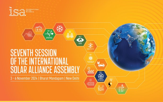 7th Session of International Solar Alliance Assembly to begin in New Delhi today