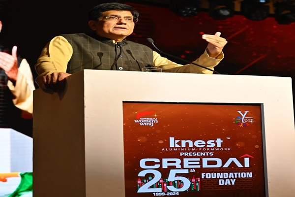 रियल एस्‍टेट के विकास के लिए श्रमिकों की सामाजिक सुरक्षा महत्‍वपूर्णः पीयूष गोयल