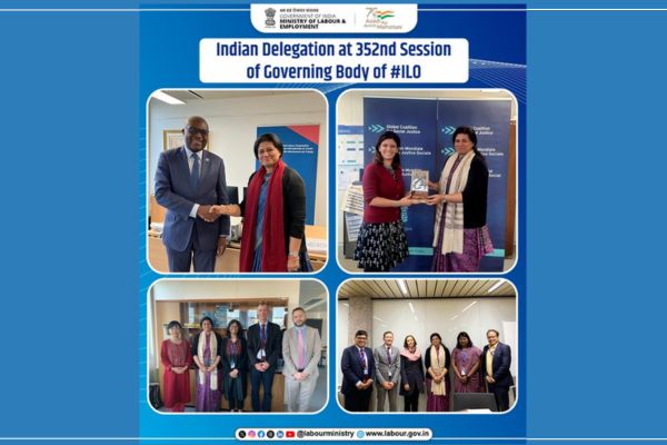 352nd Governing Body meeting of ILO is underway in Geneva
