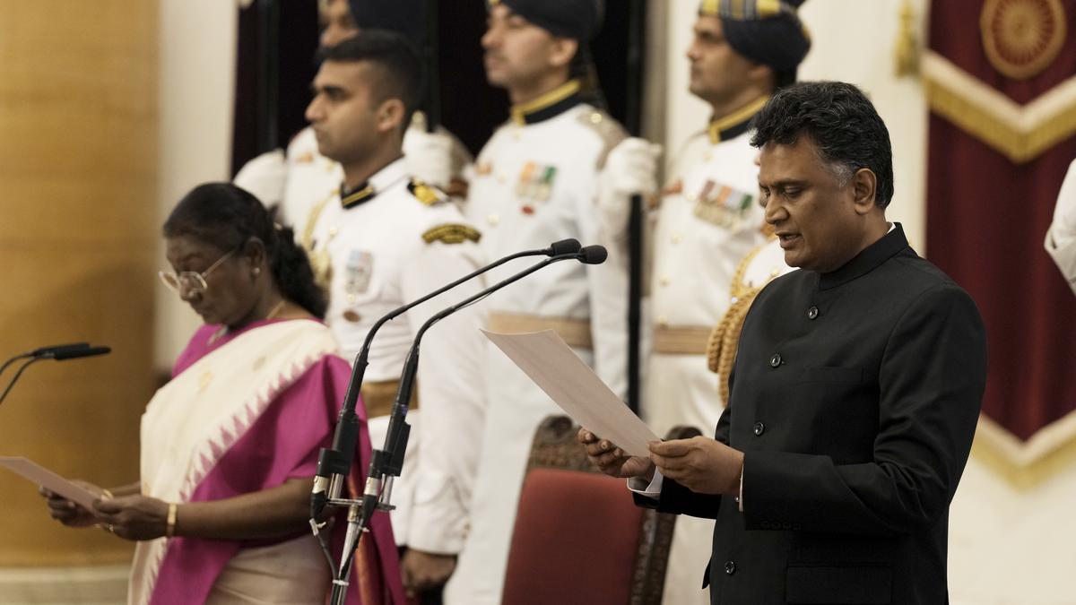 K Sanjay Murthy sworn in as CAG of India    