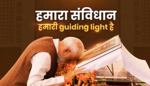 PM Modi extends greetings on 75th anniversary of Indian Constitution Day