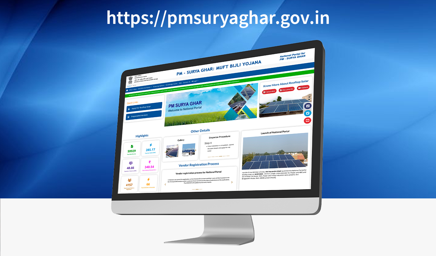 प्रधानमंत्री-सूर्यघर मुफ्त बिजली योजना के तहत रूफटॉप सोलर सिस्टम लगाने में गुजरात सबसे आगे