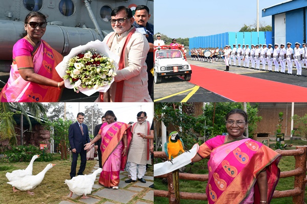 President Murmu arrives on 3-day visit to Dadra & Nagar Haveli, Daman & Diu