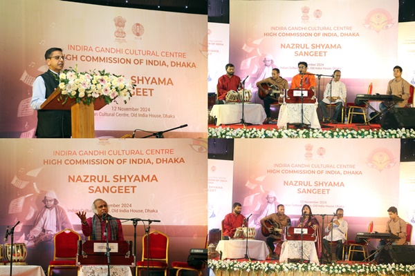 Bangladesh: Musical evening of Shyama Sangeet by Kazi Nazrul Islam organized by IGCC