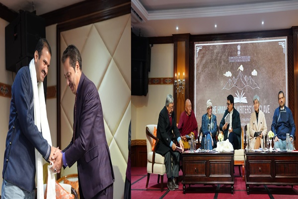 Ladakh: Biography of Geshe Ishey Thabkas launched at Himalayan Writers Conclave