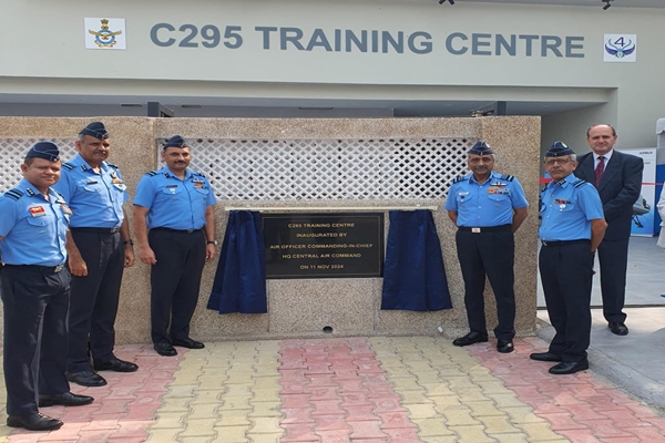 Air Marshal Ashutosh Dixit inaugurates C-295 Full Motion Simulator at Agra Air Force Station