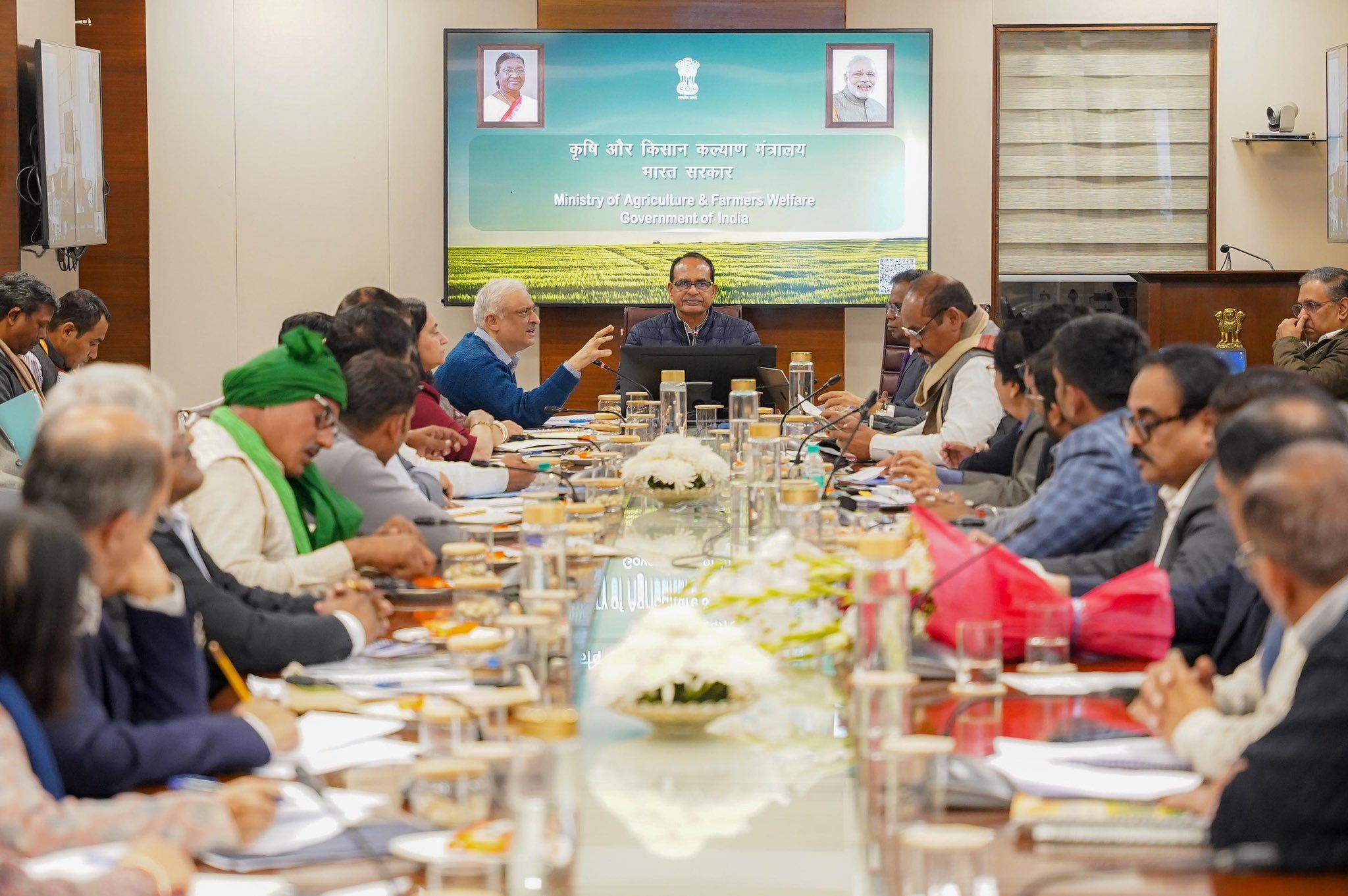 कृषि-मंत्री शिवराज सिंह चौहान ने नई दिल्ली में हितधारकों के साथ बजट-पूर्व विचार-विमर्श किया