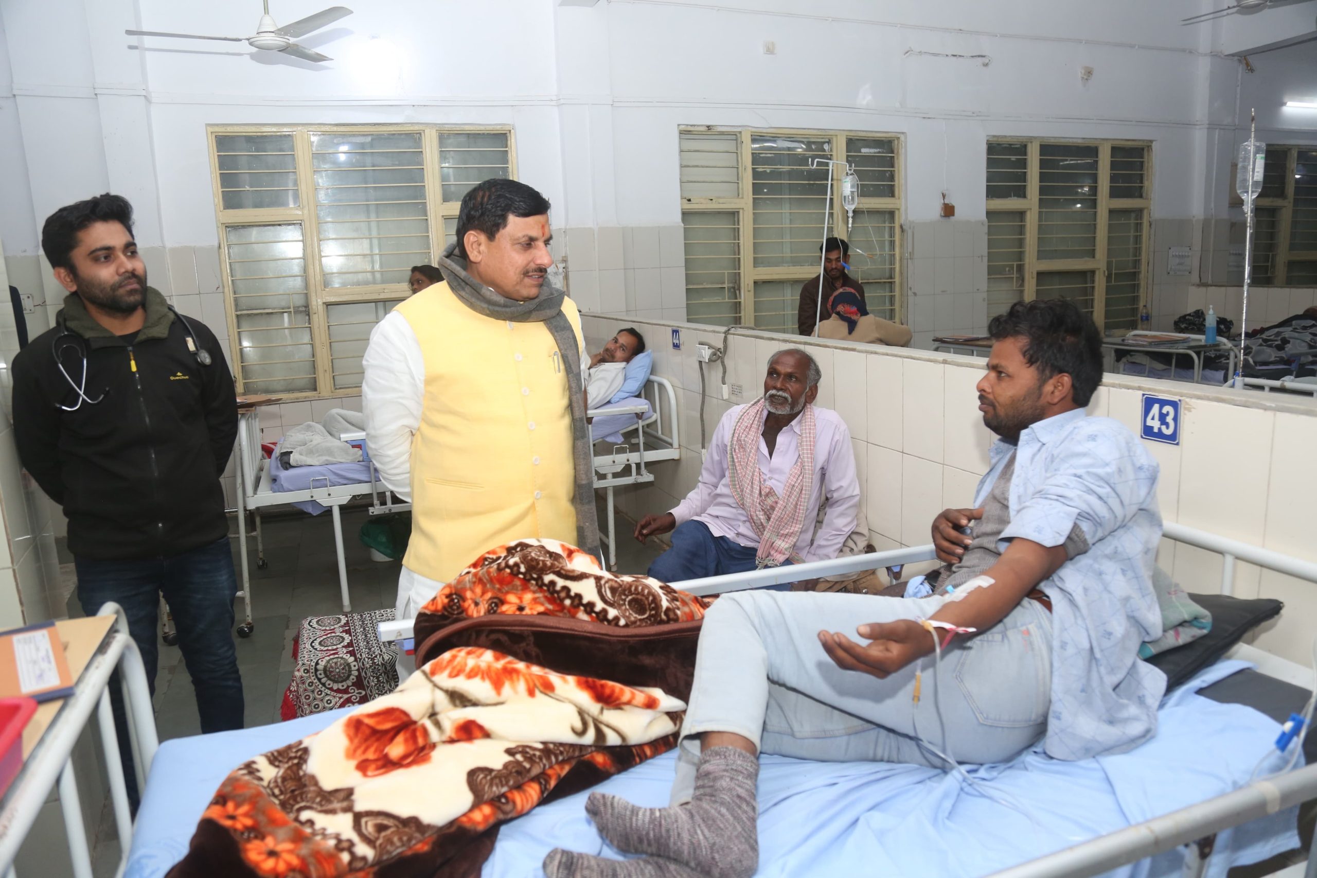 मुख्यमंत्री डॉ.मोहन यादव ने भोपाल के जवाहरलाल नेहरू कैंसर अस्पताल का दौरा किया