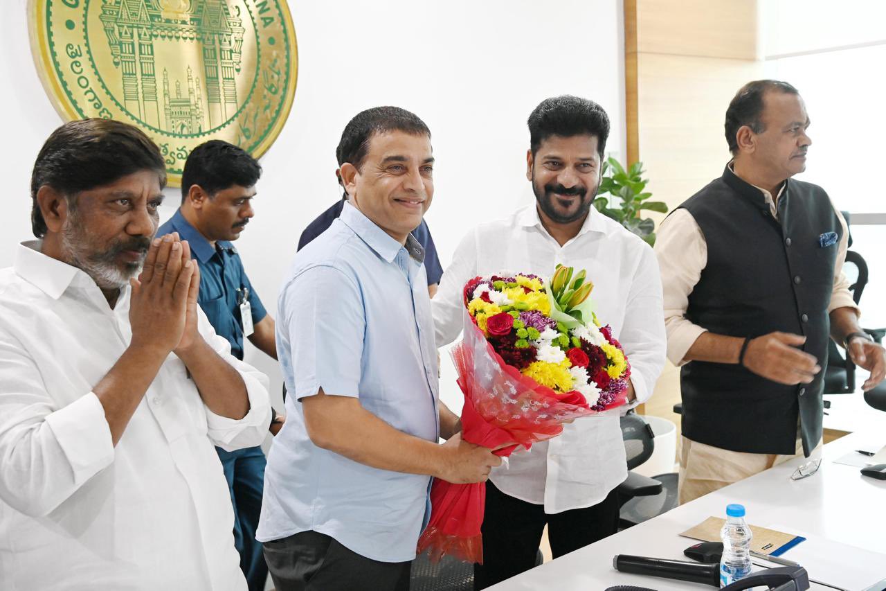 CM Revanth Reddy holds meeting with film industry personalities in Hyderabad