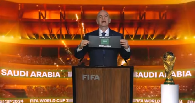 Saudi Arabia to host 2034 Men’s Football World Cup: FIFA