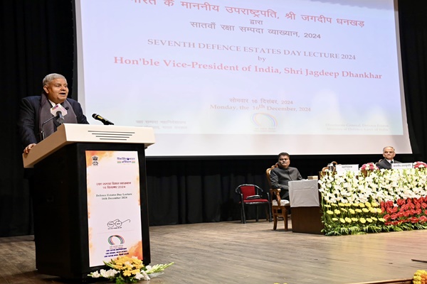 VP Dhankhar calls for innovative land management to enhance military readiness, community welfare