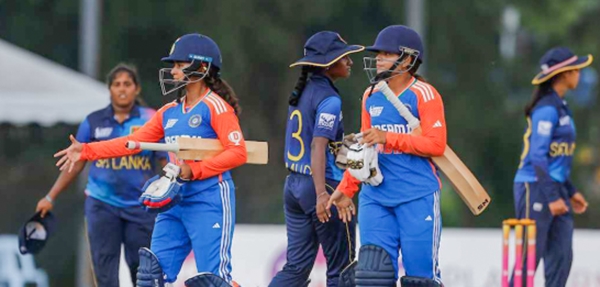 کرکٹ میں بھارت، کوالالمپور میں سری لنکا کو شکست دے کر 19 سال سے کم عمر کی خواتین کے ٹی ٹوئنٹی ایشیا کپ کے فائنل میں پہنچ گیا ہے