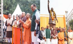 भारत रत्न दिवंगत पूर्व प्रधानमंत्री अटल बिहारी वाजपेयी की सौवीं जयंती के अवसर पर उत्तर प्रदेश की राजधानी लखनऊ के लोक भवन में सुशासन दिवस समारोह का आयोजन किया गया