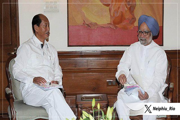 नागालैंड के मुख्यमंत्री नेफ्यू रियो ने पूर्व प्रधानमंत्री डॉ. मनमोहन सिंह के निधन पर गहरा दुख व्यक्त किया