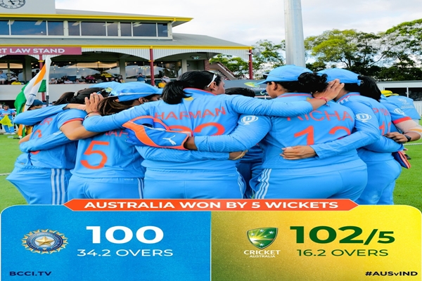 AUS vs IND 1st WODI: Australia beat India by five wickets