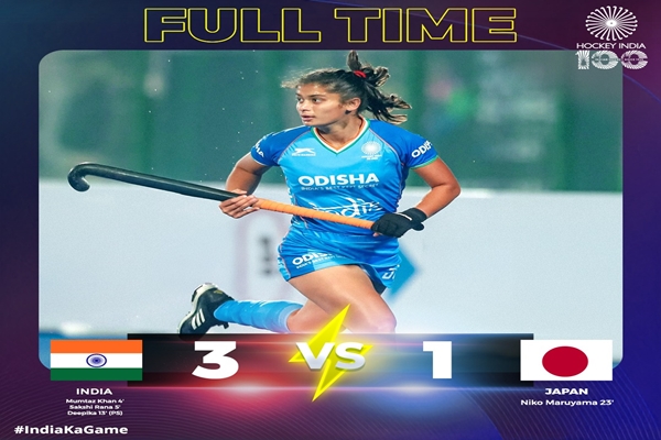 Hockey Women’s Junior Asia Cup: India storms into finals beating Japan 3-1