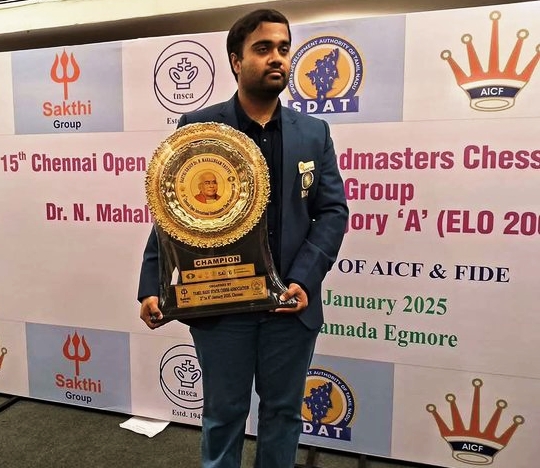 Iniyan Panneerselvam clinches Johor International Open chess tournament title