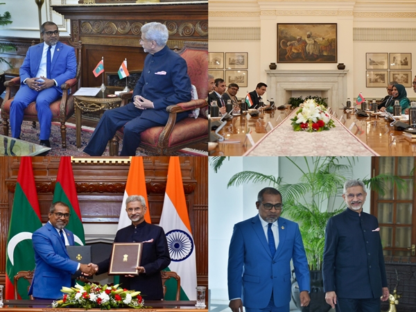 বৈদেশিক মন্ত্ৰী ড০ এছ জয়শংকৰৰ মালদ্বীপৰ বিদেশ মন্ত্ৰীৰে দ্বিপাক্ষিক বৈঠক