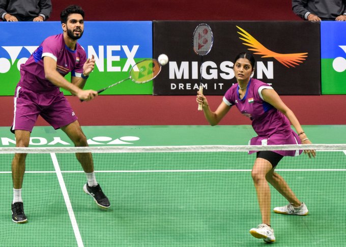 बैडमिंटनः मलेशिया ओपन के मिक्स्ड डबल्स प्री-क्वार्टर फाइनल में पहुँची ध्रुव कपिला और तनिषा कास्त्रो की जोड़ी