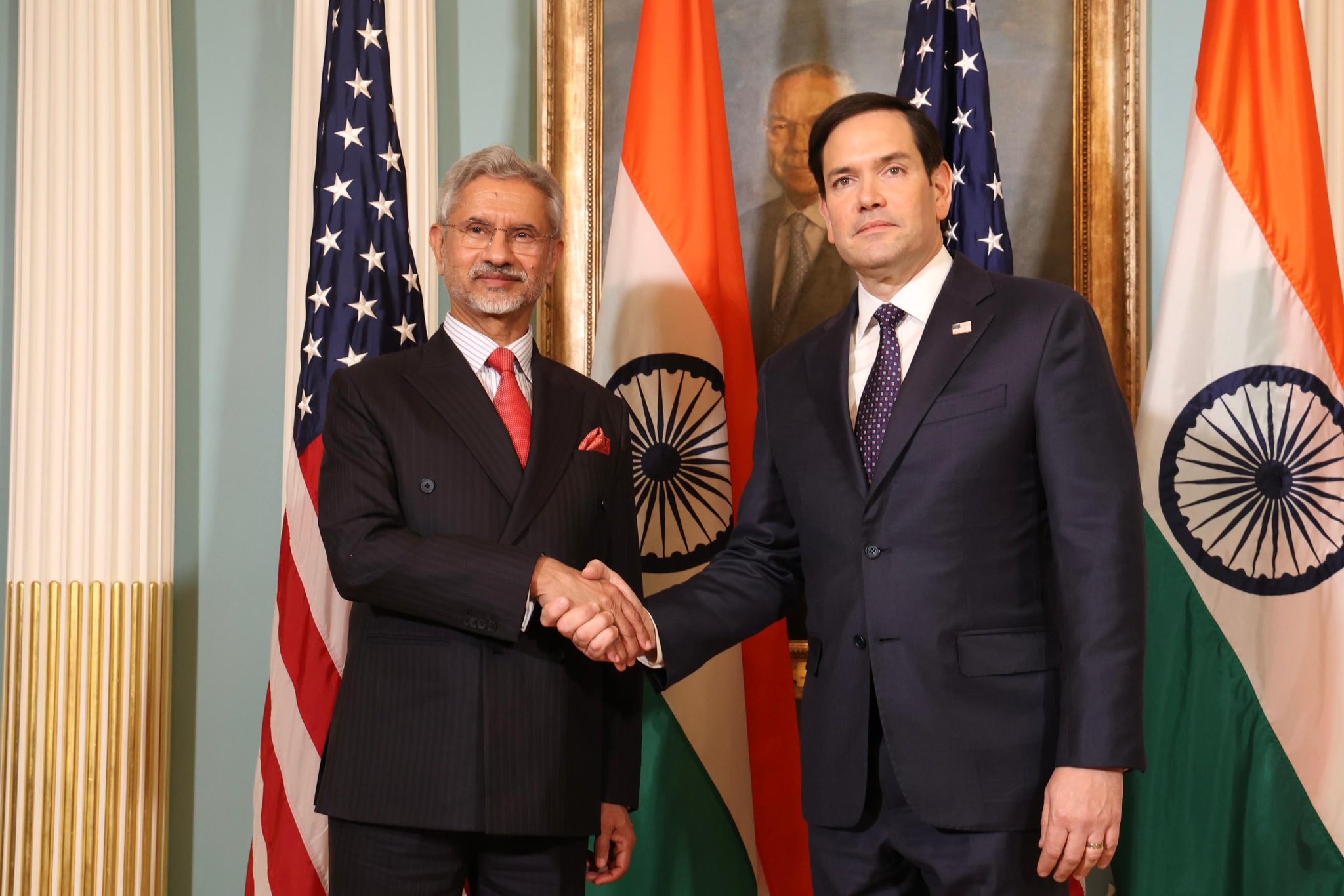 विदेश मंत्री डॉ. एस. जयशंकर ने अमरीका के विदेश मंत्री मार्को रूबियो ​के साथ द्विपक्षीय बैठक की
