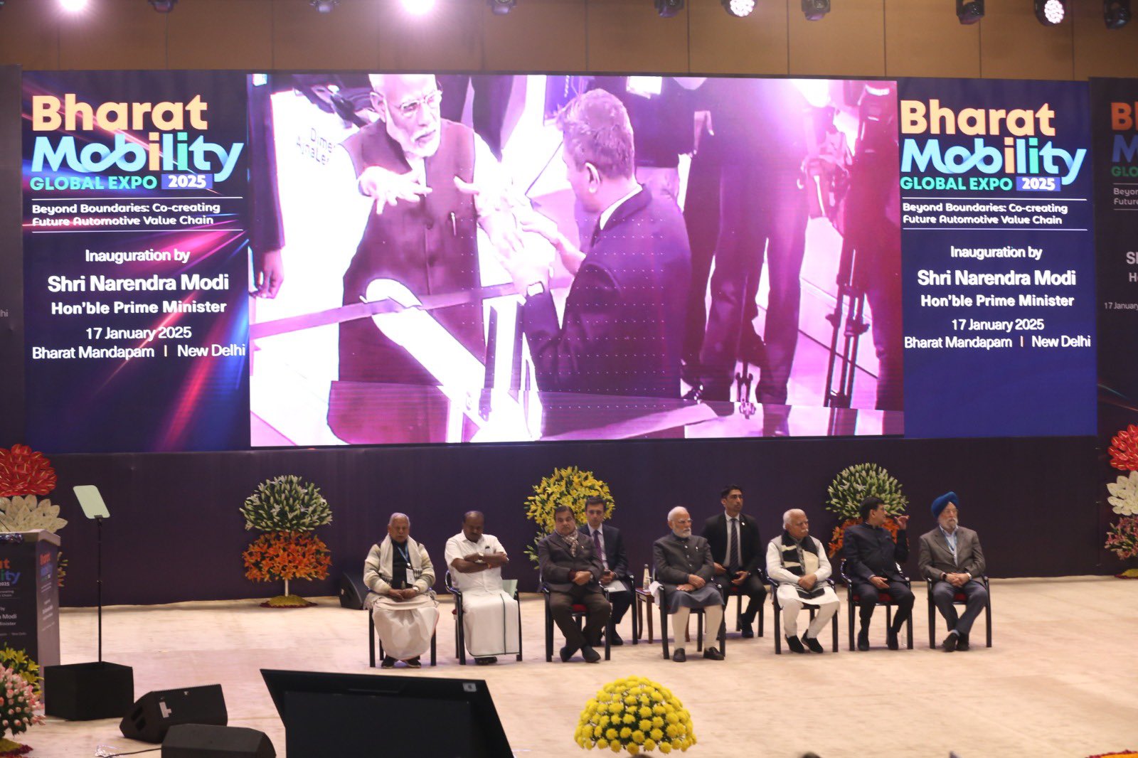 भारत मोबिलिटी ग्लोबल एक्सपो 2025 में देखी गई असाधारण भागीदारी
