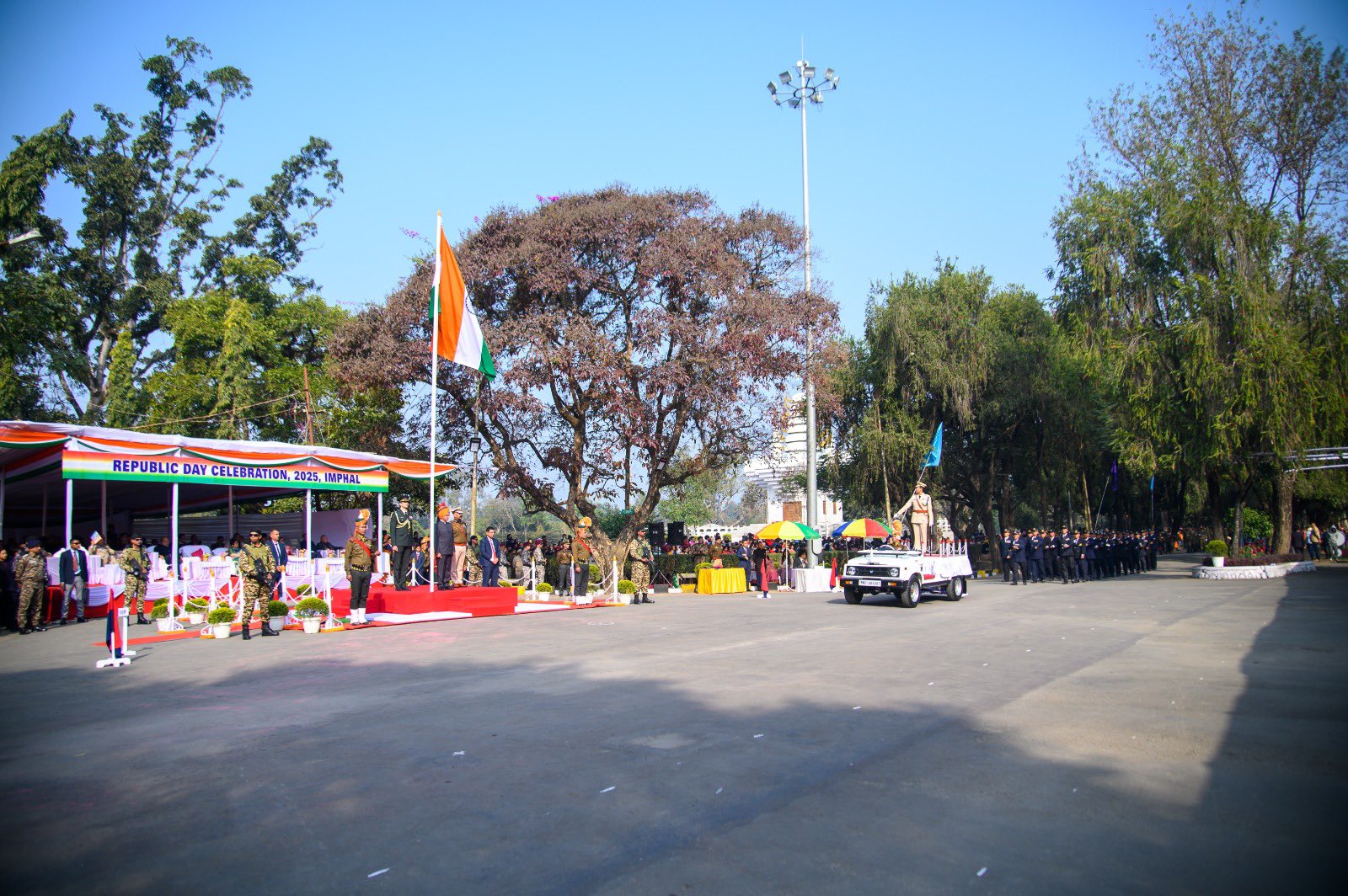 मणिपुर में बड़े ही उत्साह के साथ मनाया गया 76वां गणतंत्र दिवस