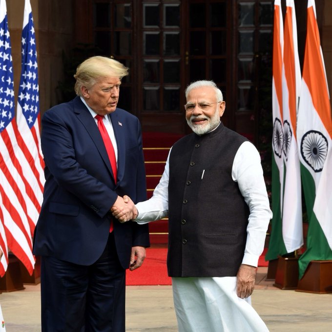 प्रधानमंत्री मोदी ने अमरीका के राष्ट्रपति डोनाल्ड ट्रंप को उनके दूसरे कार्यकाल के लिए बधाई दी