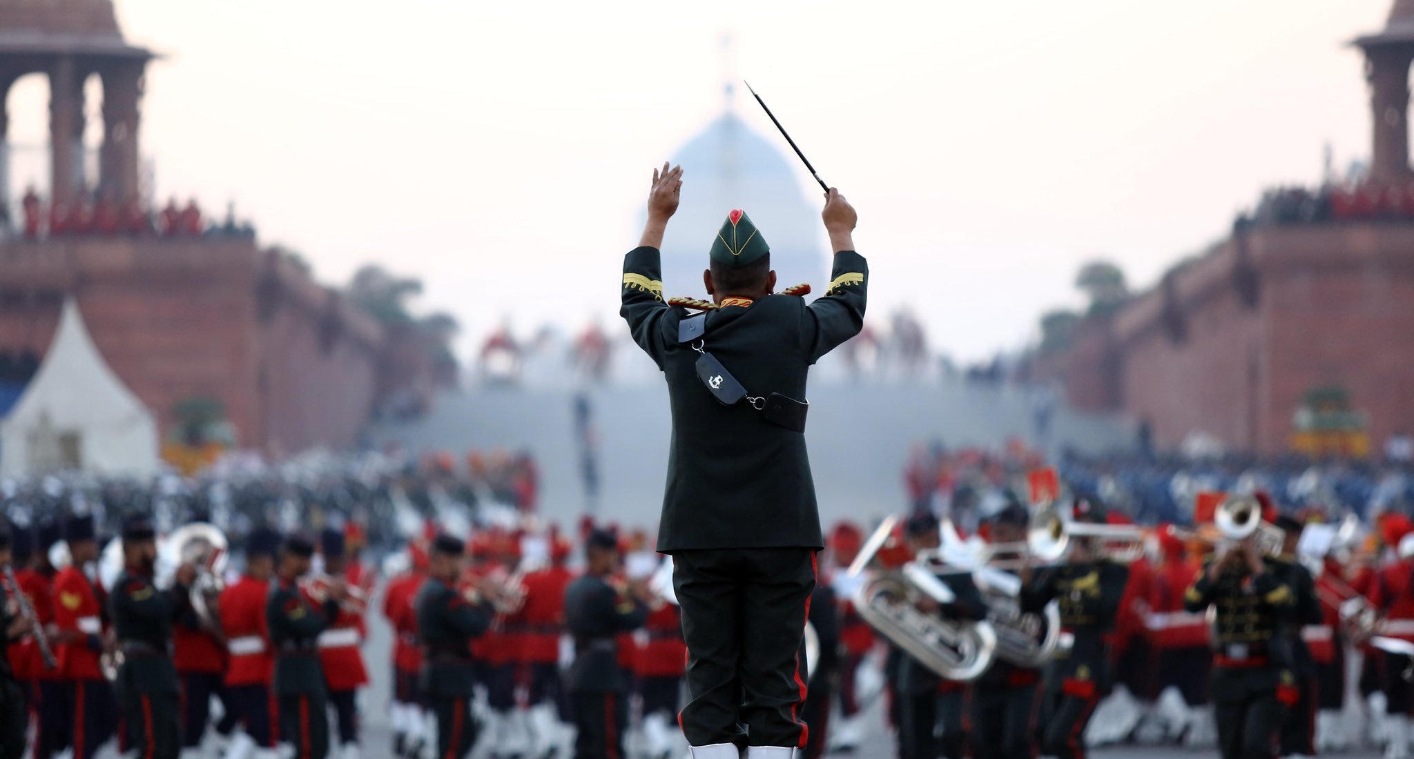 नई दिल्‍ली में गणतंत्र दिवस का समापन समारोह- बीटिंग द रिट्रीट बुधवार को विजय चौक में आयोजित किया जाएगा