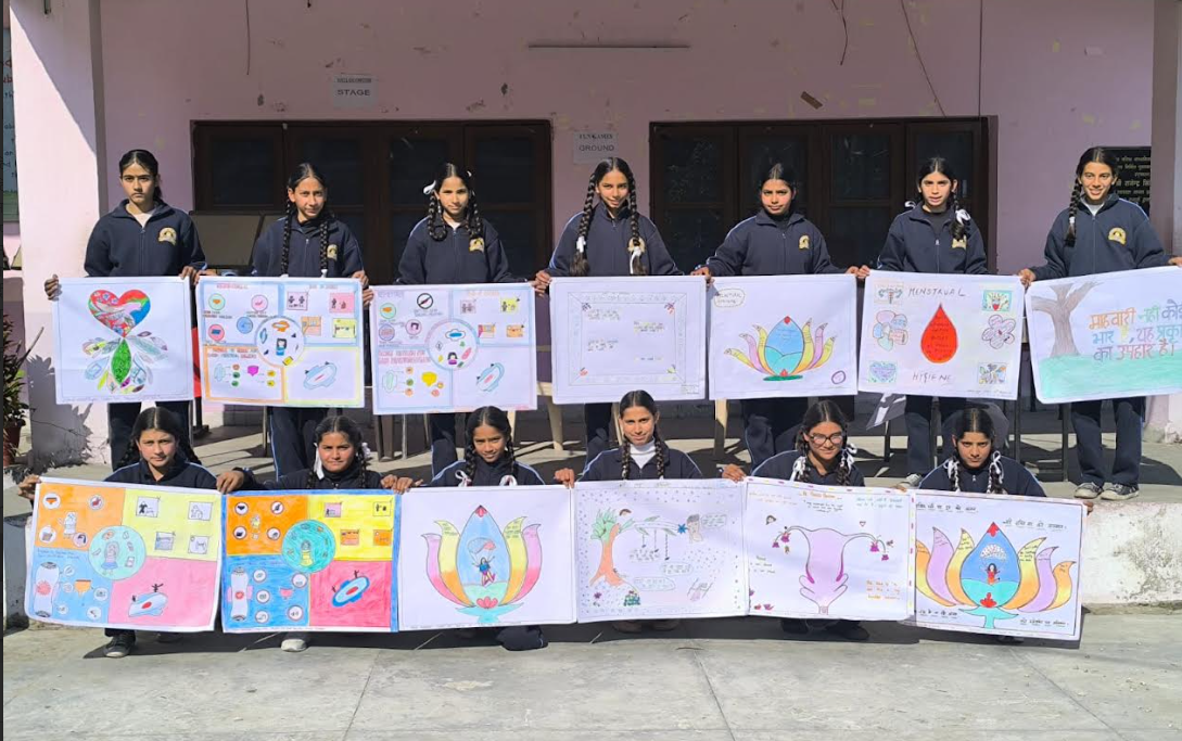 महिला एवं बाल विकास विभाग द्वारा ‘मासिक धर्म एवं व्यक्तिगत स्वच्छता’ विषय पर किशोर-किशोरियों के लिए आयोजित की गई जागरूकता शिविर