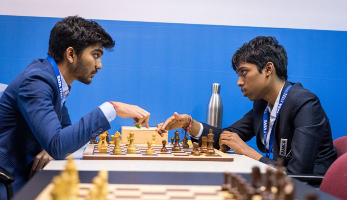 87वाँ टाटा स्टील शतरंज टूर्नामेंटः 8वें राउंड में आज शाम साढ़े छह बजे आमने-सामने होंगे आर0 प्रज्ञानंदधा और डी0 गुकेश