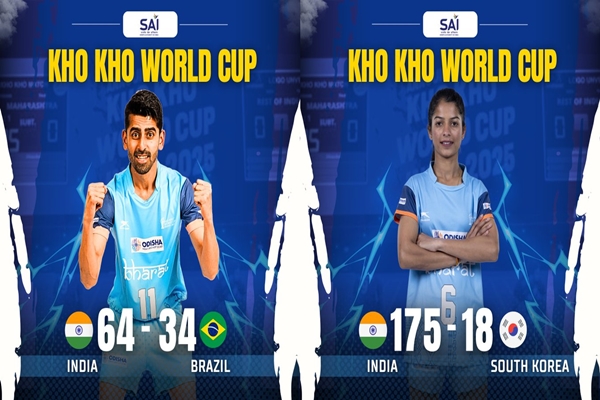 India registers big wins in Kho Kho World Cup 2025