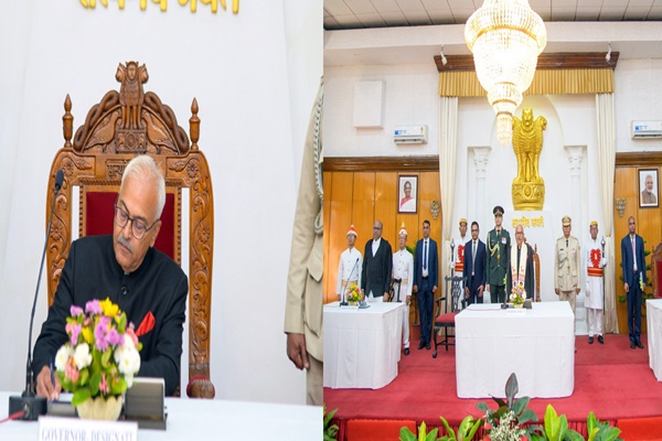 Former Union Home Secretary Ajay Kumar Bhalla sworn in as Governor of Manipur