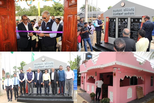 Sri Lanka: 24 houses Inaugurated in Thiruvalluvar Kudiyieruppu Model Village, Kilinochchi