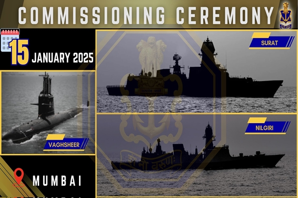 Indian Navy to Commission 3 Advanced Combatants, Boosting Indigenous Shipbuilding & Combat Capabilities