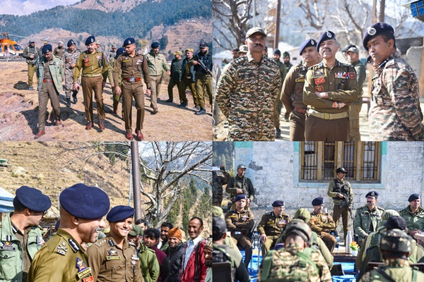 J&K DGP assesses operational preparedness at tri-junction of Kathua-Doda-Udhampur region