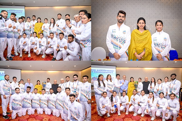 Kho Kho WC: Union Minister Raksha Khadse felicitates Indian men’s, women’s teams