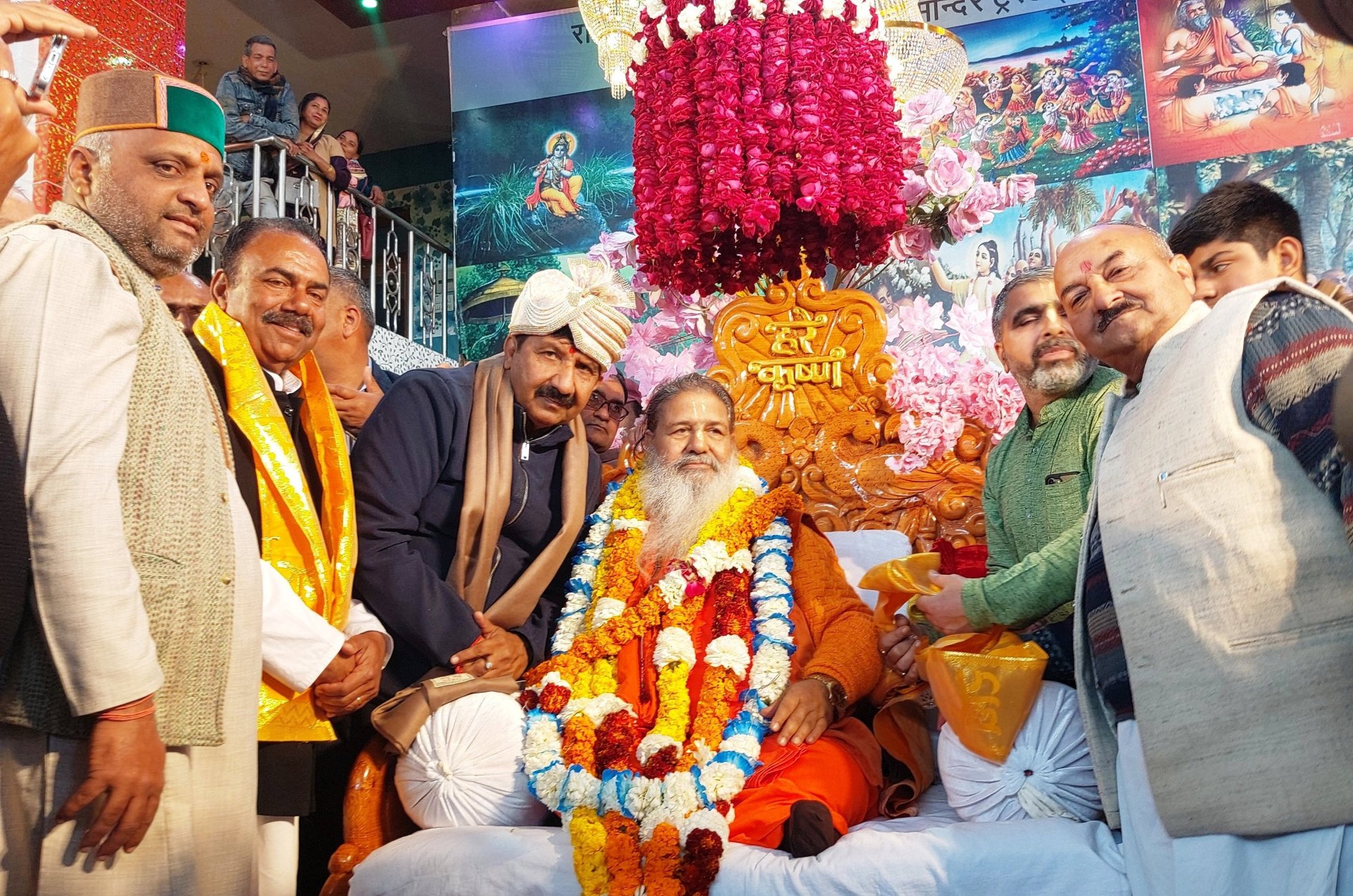 उपमुख्यमंत्री मुकेश अग्निहोत्री ने श्री राधाकृष्ण मंदिर समिति द्वारा आयोजित वार्षिक महासम्मेलन महाउत्सव में भाग लिया