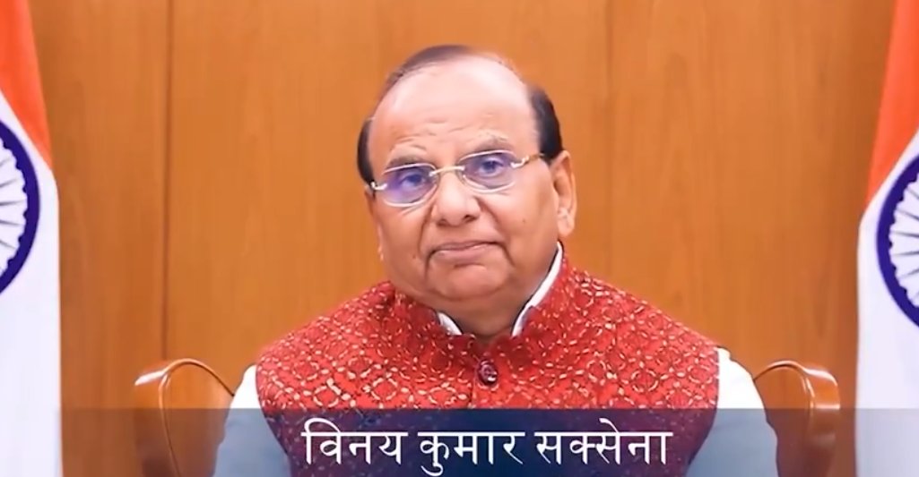 दिल्‍ली के उपराज्‍यपाल विनय कुमार सक्‍सेना ने विधानसभा चुनाव के लिए मतदान की अपील की