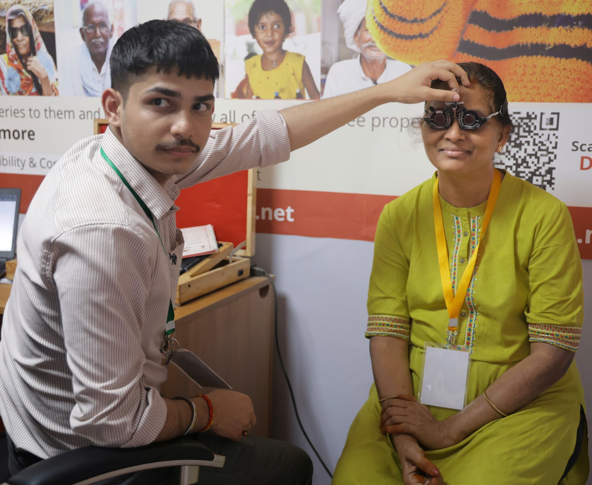 Optometrists provide services in Mahakumbh under initiative Netra Kumbh