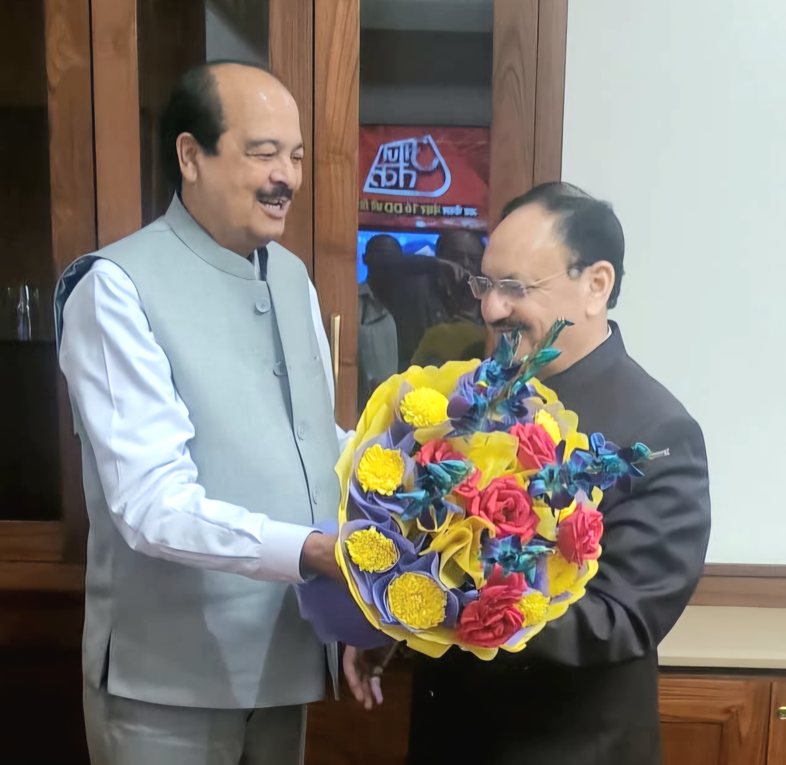 भाजपा के राज्यसभा सांसद हर्ष महाजन ने पार्टी अध्यक्ष जेपी नड्डा को दिल्ली विधानसभा चुनावों में ऐतिहासिक जीत की बधाई दी