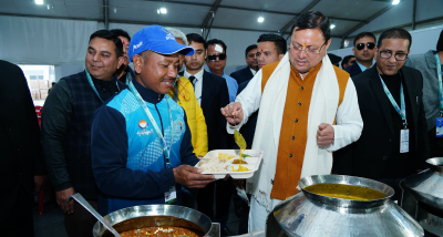 मुख्यमंत्री पुष्कर सिंह धामी ने देहरादून में 38वें राष्ट्रीय खेलों की विभिन्न व्यवस्थाओं का अवलोकन किया