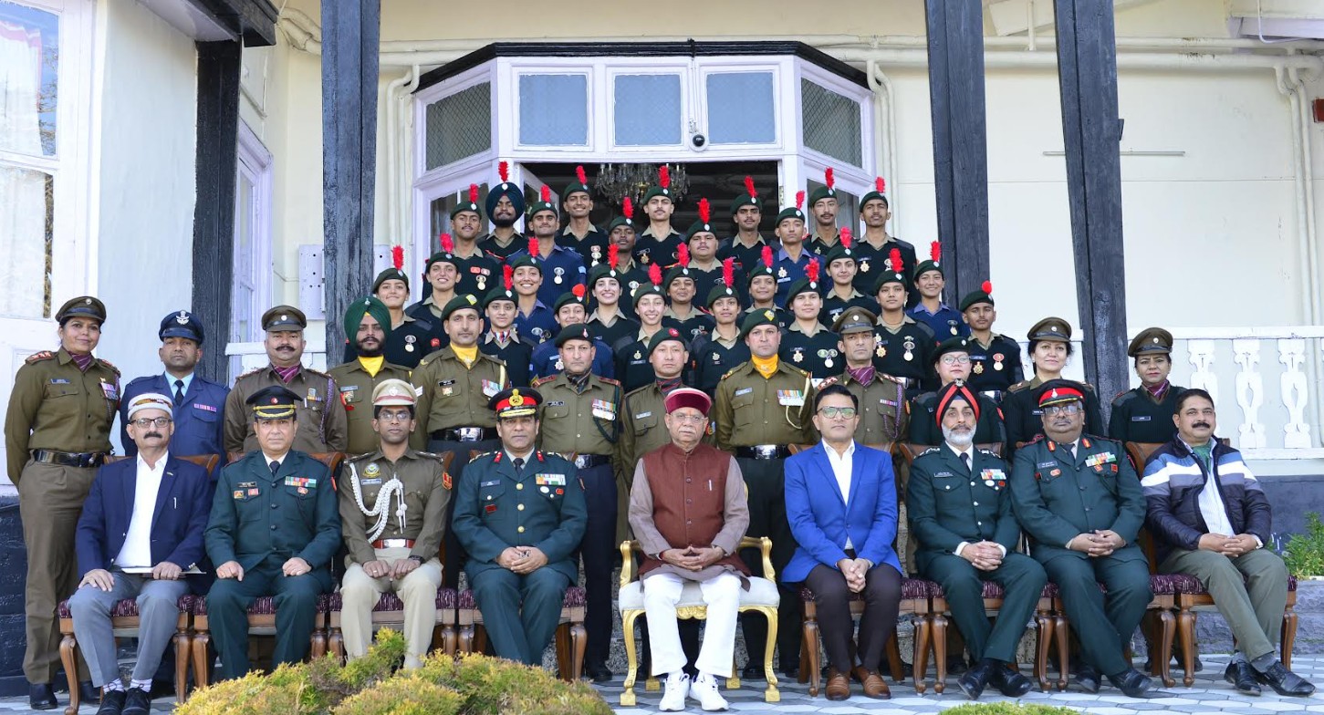 राज्यपाल ने गणतंत्र दिवस शिविर में भाग लेने वाले एनसीसी कैडेट्स की सराहना की