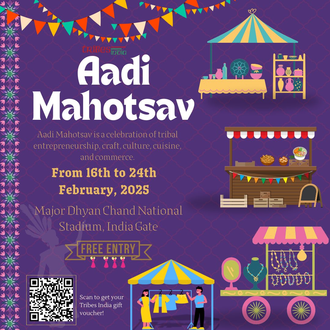 President Droupadi Murmu to inaugurate Aadi Mahotsav 2025 on Feb 16