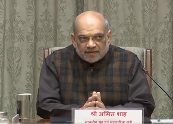 HM Amit Shah Chairs Security Review Meeting on J&K in New Delhi