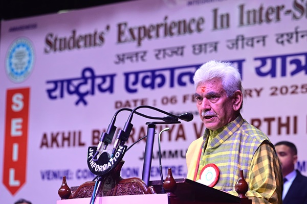 Youth must work collectively to build strong Viksit Bharat: J&K LG