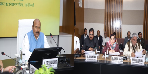 J&K Minister Sakina Itoo attends CAC meeting of PM-AJAY under chairmanship of Union Minister Virendra Kumar
