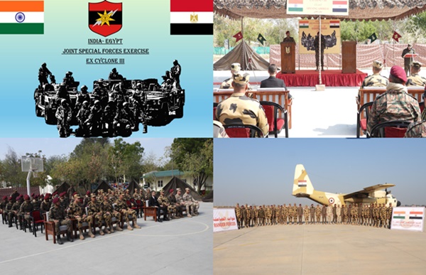India-Egypt Joint Military Exercise ‘Cyclone’ held in Rajasthan