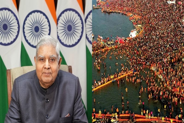 VP Dhankhar to Visit Mahakumbh as Diplomats from 73 Countries Arrive in Prayagraj