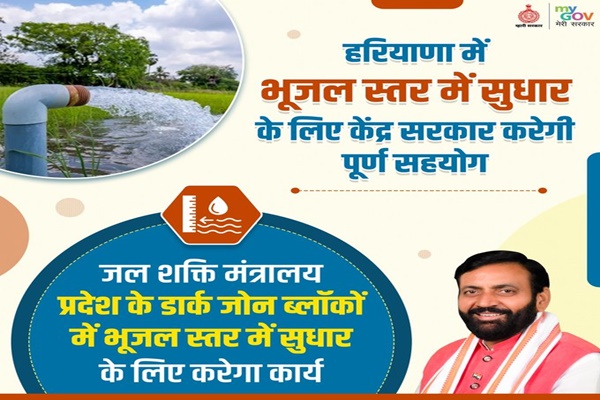 Jal Shakti Minister C.R. Patil Announces Measures to Improve Groundwater Levels in Haryana’s Dark Zone Blocks